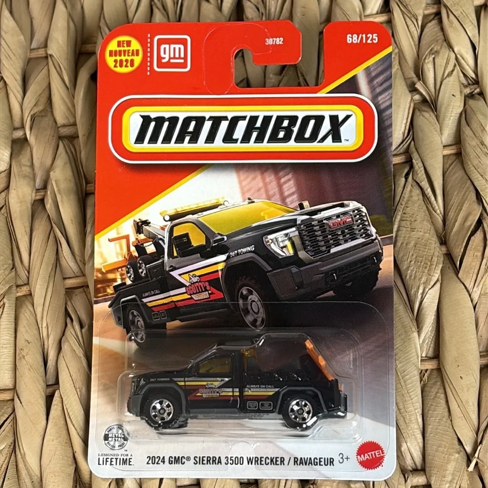 2024 GMC Sierra 3500 Wrecker Ravageur Matchbox Black Tow Truck MB MBX New 2026